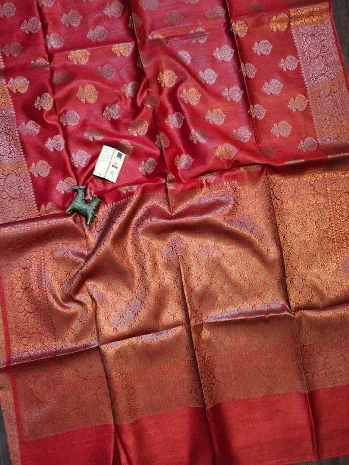 Banarasi katan buta saree
