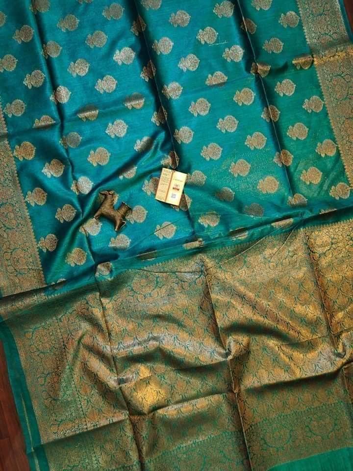 Banarasi katan buta saree