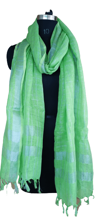 Linen plain Dupatta WEAVESHOW®