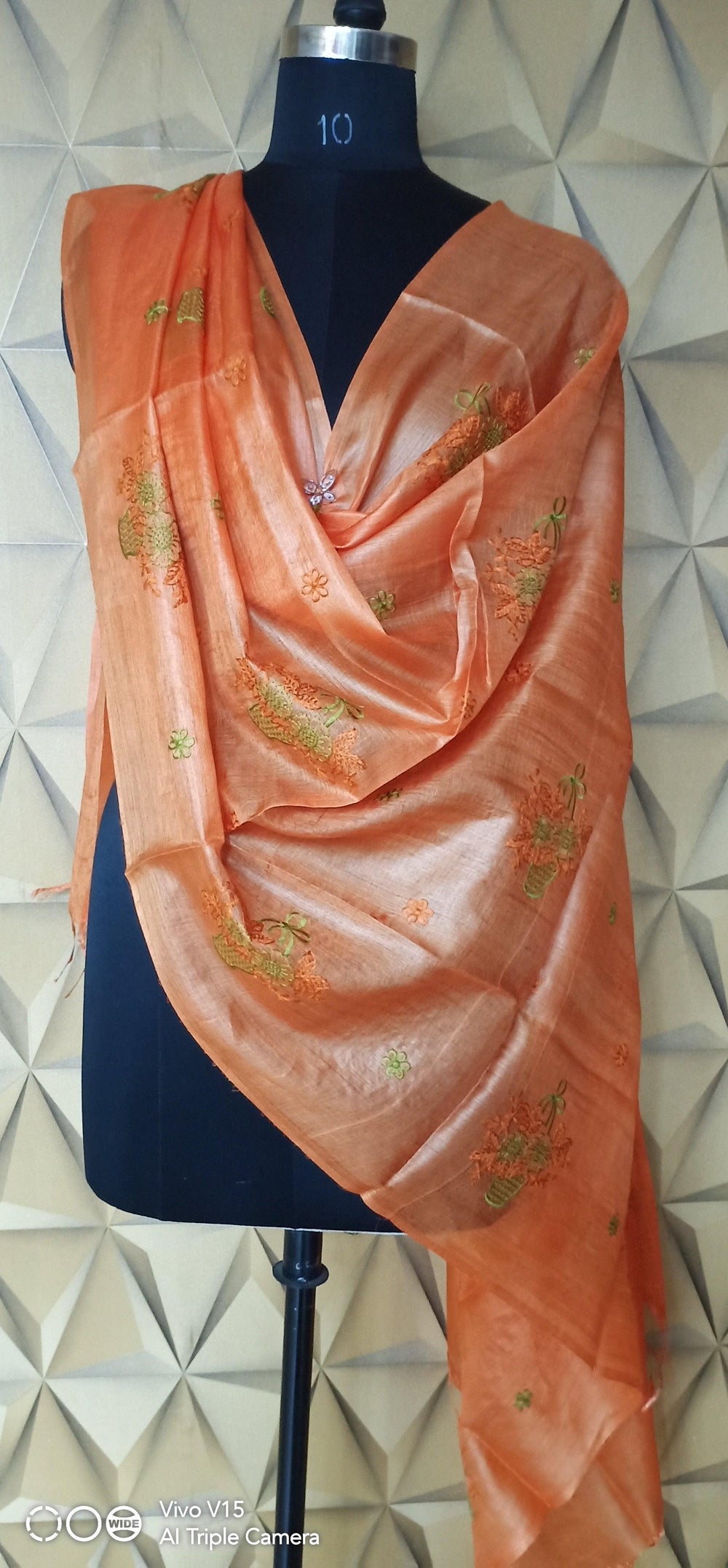 Tussar silk saree Tussar silk duptta silkzon.in