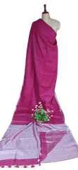 PURE LINEN SAREE SILK ZONE