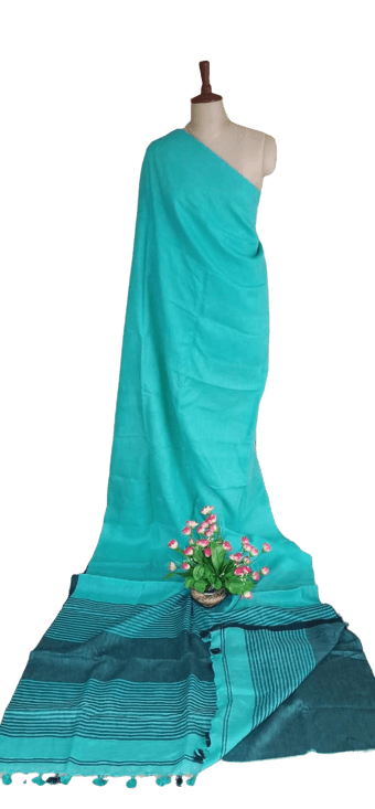 PURE LINEN SAREE SILK ZONE