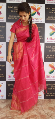 Soft silk jacquard border saree SILK ZONE