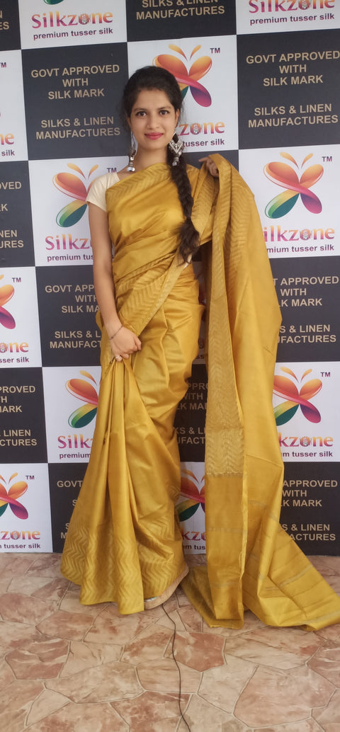 Soft silk jacquard border saree SILK ZONE