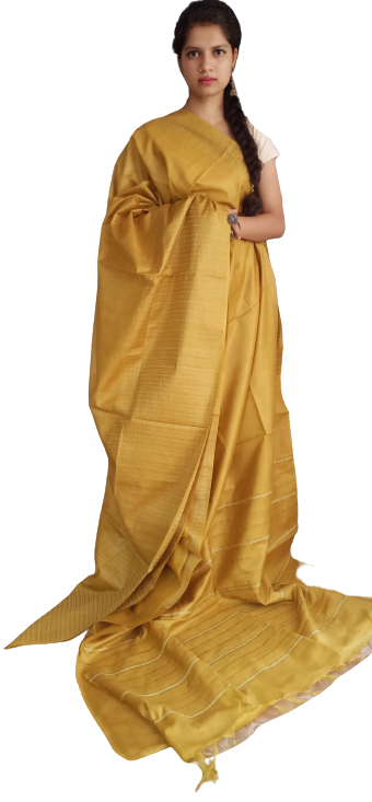 Soft silk jacquard border saree
