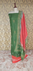 Linen printed suit New trendy linen printed suit