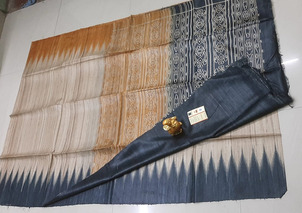 Tussar ghicha handloom silk SILK ZONE