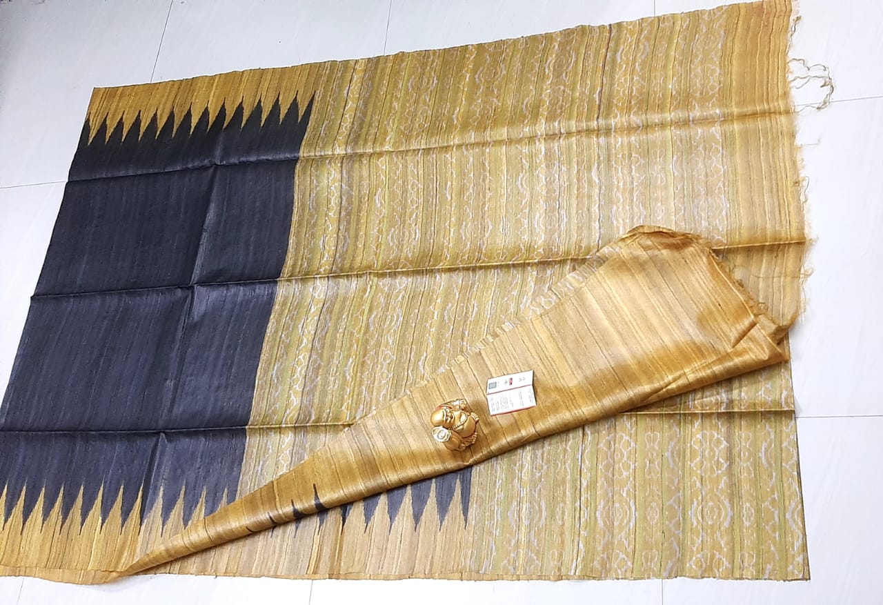 Tussar ghicha handloom silk SILK ZONE