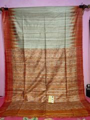 Tussar ghicha handloom silk saree SILK ZONE