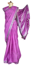 Khadi Linen Fancy Butta  Sarees SILK ZONE