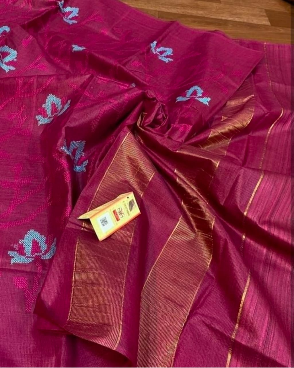 Tussar Silk Saree SILK ZONE