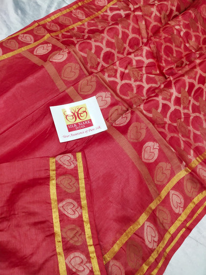 Pure Tussar Kosa Silk Saree