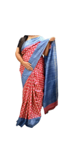 TUSSAR SILK PRINT SAREE