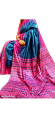 TUSSAR SILK PRINT SAREE