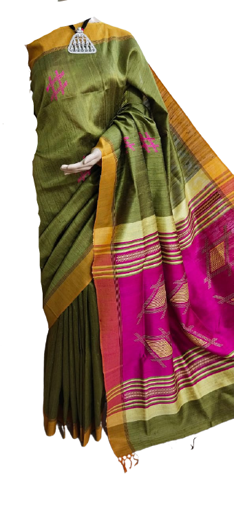 Tussar Dupion Silk Saree SILK ZONE