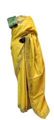 Tussar Silk Hand Embroidery Cutwork SILKZONE