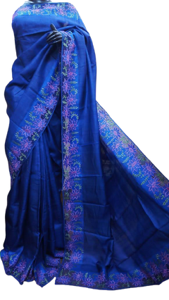 Tussar Silk Hand Embroidery Cutwork