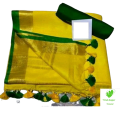 Khadi Linen Saree