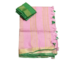 Khadi Linen Saree