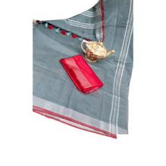 Khadi Linen Saree
