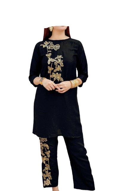 PREMIUM RAYON EMBROIDERY KURTI with PALAZZO