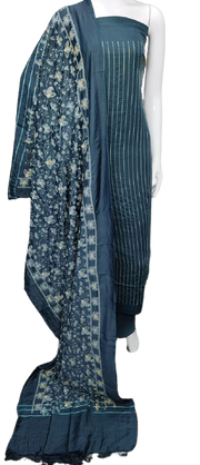 Soft Silk Embroidery Suit M J HANDLOOM
