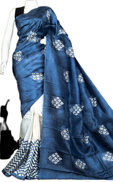 Bishnupuri Silk Hand Painting Saree
