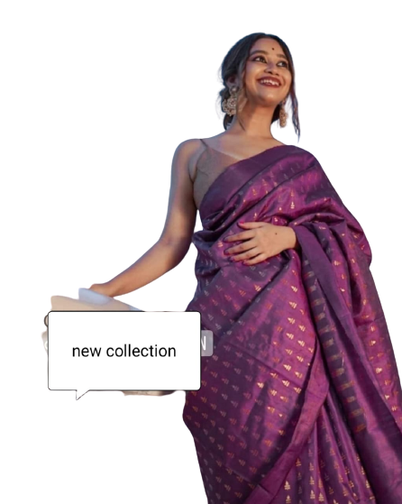 Tussar silk embroidery saree SILK ZONE