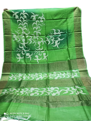 TUSSAR SILK PRINT SAREE
