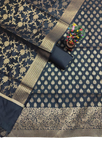 Soft silk Banarasi suit SILK ZONE
