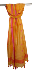 Cotton linen buta dupatta SILK ZONE