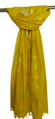 Cotton linen buta dupatta SILK ZONE