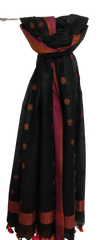 Cotton linen buta dupatta SILK ZONE