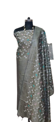 Cotton dupion fancy suit SILK ZONE