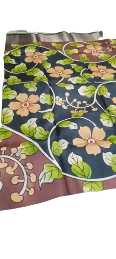 Tussar Silk Hand  Penting Saree