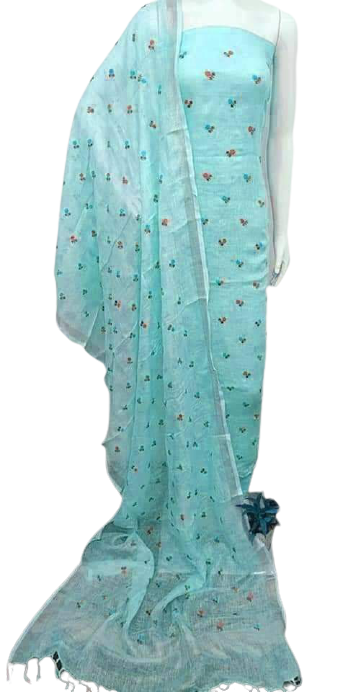 Cotton Linen embroidery suit SILK ZONE