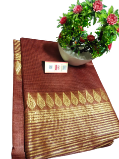 Pure Silk Linen Saree