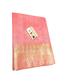 Pure Silk Linen Saree