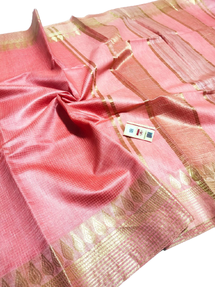 Pure Silk Linen Saree