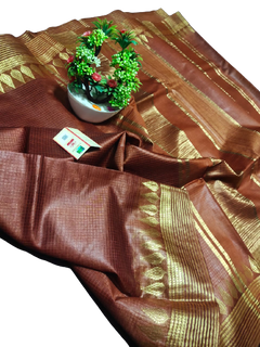Pure Silk Linen Saree