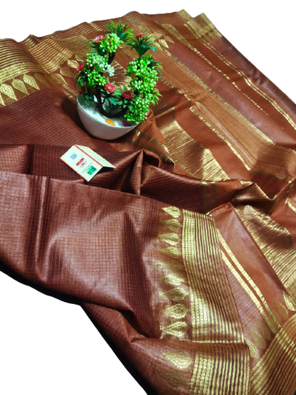 Pure Silk Linen Saree