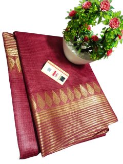 Pure Silk Linen Saree