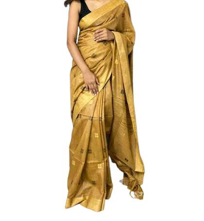 Pure kela resham silk saree