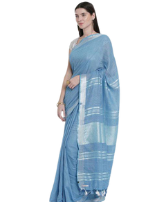 Semi linen soft saree