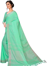 Semi linen soft saree