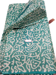 Cotton dupion batik print fabric SILK ZON