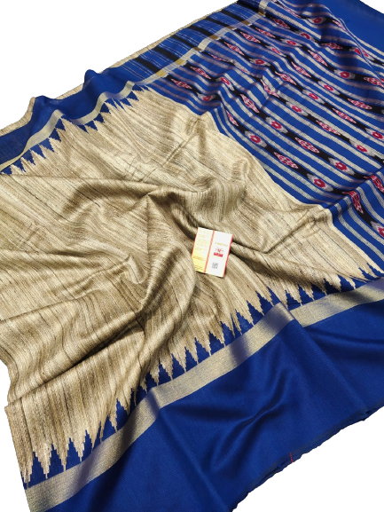 Pure tussar ghicha saree