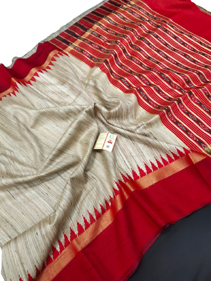 Pure tussar gicha saree