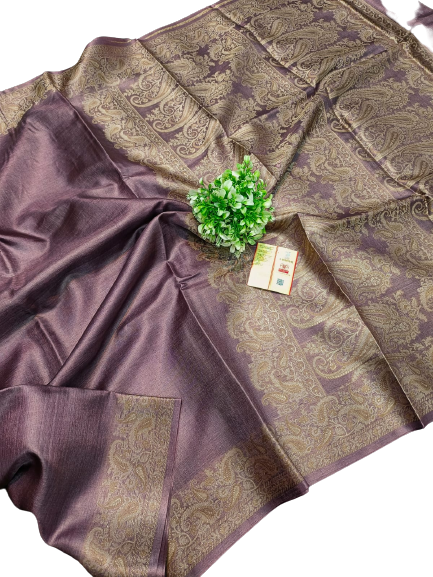 Pure tussar silk saree