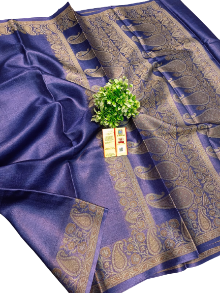 Pure tussat silk saree